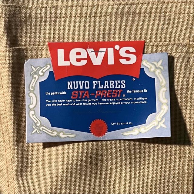 Levi's(リーバイス)の70s Levi's STA-PREST 646-4473 DEAD STOCK メンズのパンツ(スラックス)の商品写真