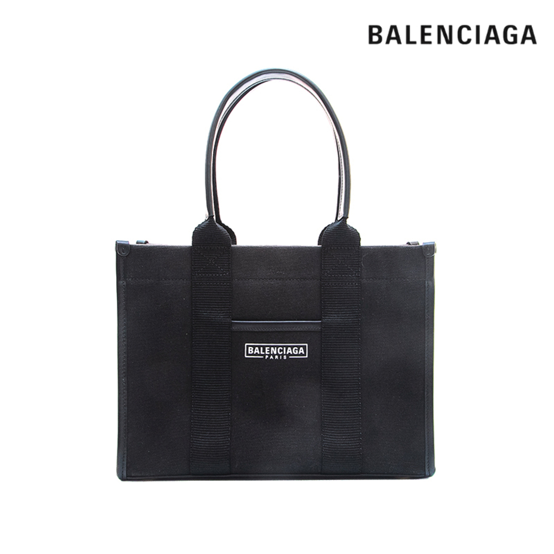 バレンシアガ BALENCIAGA ロゴ キャンバス ハンドバッグ