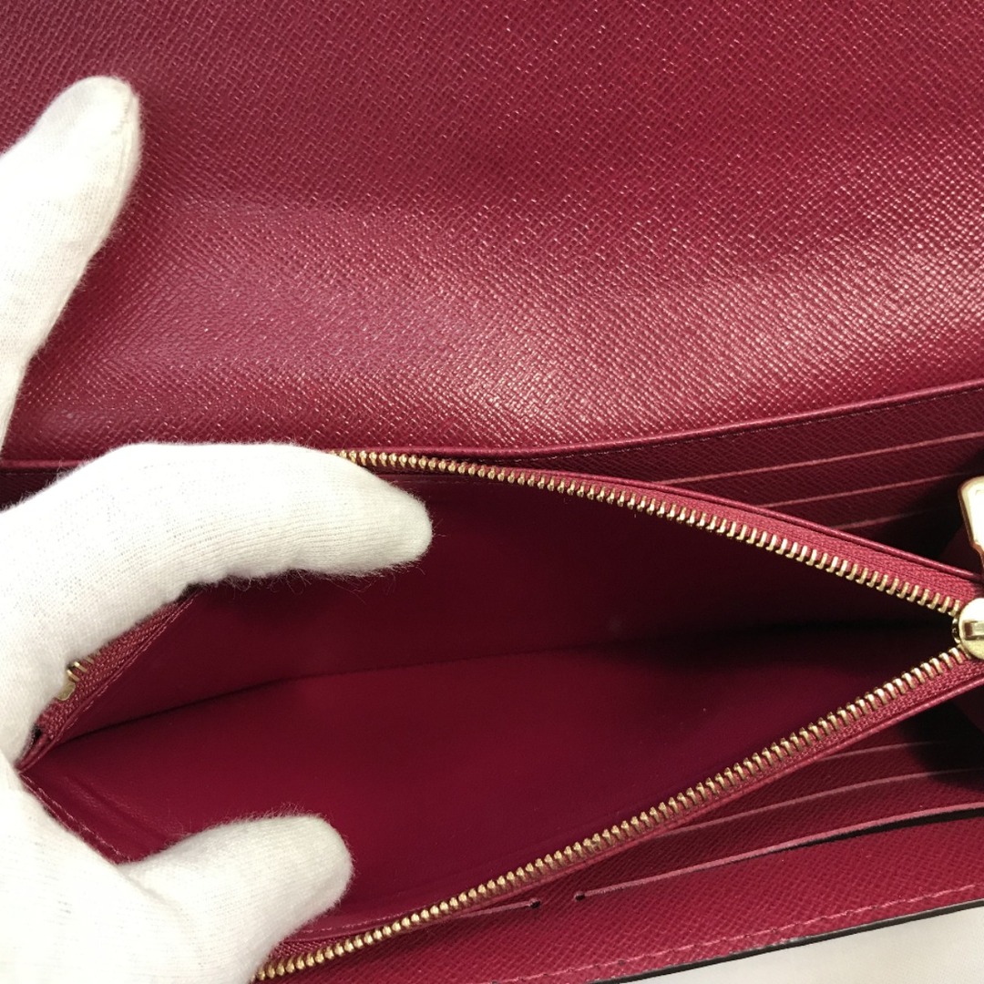 ##LOUIS VUITTON ルイヴィトン ポルトフォイユ サラ 二つ折り長財布 モノグラム M62234 フューシャ ポケット反り・角スレ有