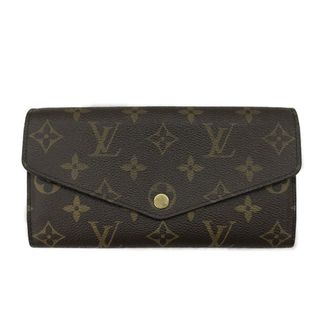 ##LOUIS VUITTON ルイヴィトン ポルトフォイユ サラ 二つ折り長財布 モノグラム M62234 フューシャ ポケット反り・角スレ有