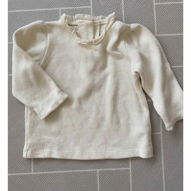 PETIT BATEAU(プチバトー)の10moisディモワ サロペット キッズ/ベビー/マタニティのベビー服(~85cm)(ロンパース)の商品写真