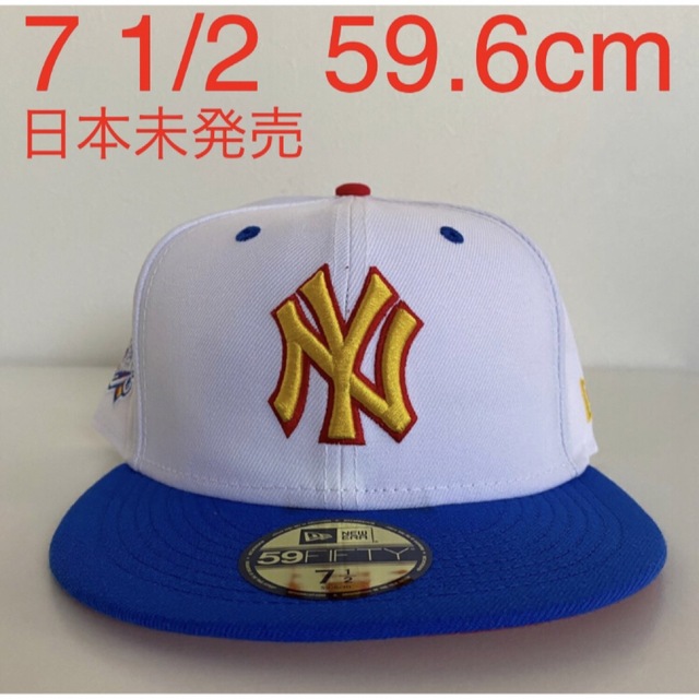 New Era Cap ツバ裏レッド 1/2 ニューエラ ヤンキース キャップ - キャップ