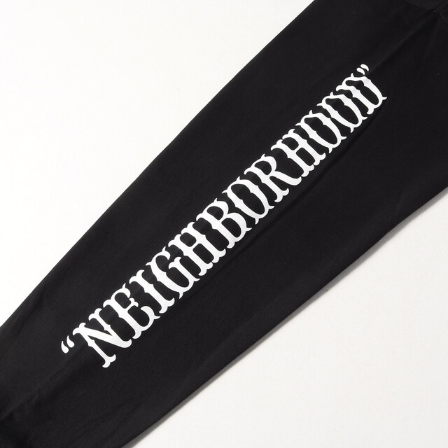 NEIGHBORHOOD(ネイバーフッド)のNEIGHBORHOOD ネイバーフッド Tシャツ ブランドロゴ ロングスリーブTシャツ NH TEE-6 LS . CO 22AW ブラック 黒 L トップス カットソー 長袖 【メンズ】【中古】【美品】 メンズのトップス(Tシャツ/カットソー(七分/長袖))の商品写真