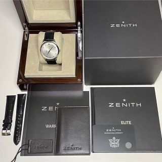 ゼニス(ZENITH)のZENITH ゼニス ヘリテージ ウルトラシン エリート681 付属品完備 美品(腕時計(アナログ))