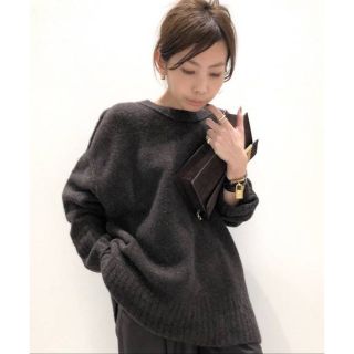 アパルトモンドゥーズィエムクラス(L'Appartement DEUXIEME CLASSE)の★新品★L'Appartement★BF Knit★ブラウン★(ニット/セーター)