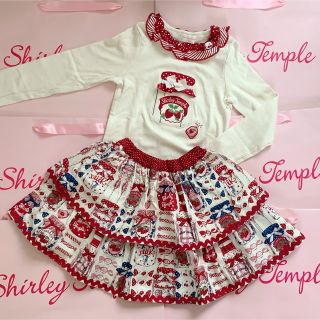 シャーリーテンプル(Shirley Temple)のシャーリーテンプル🎀キャンディーポット カットソー スカート (Tシャツ/カットソー)