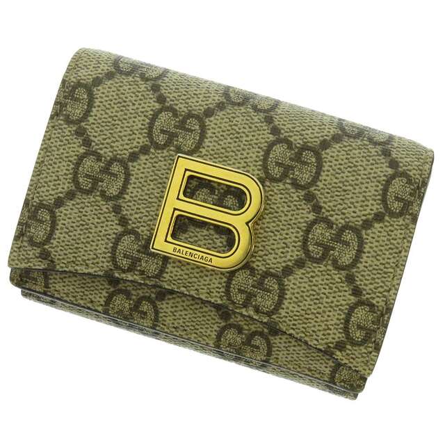 Gucci - グッチ 三つ折り財布 ザ・ハッカー プロジェクト コンパクトウォレット バレンシアガ コラボ 681700 GUCCI 財布