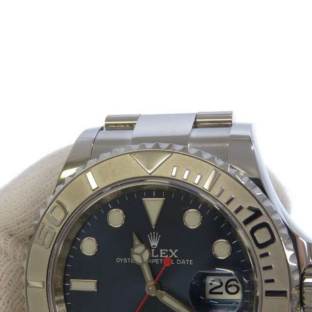 ROLEX(ロレックス)のロレックス ヨットマスター ロレジウム SS/プラチナ ランダムシリアル ルーレット 126622 ROLEX 腕時計 メンズの時計(腕時計(アナログ))の商品写真