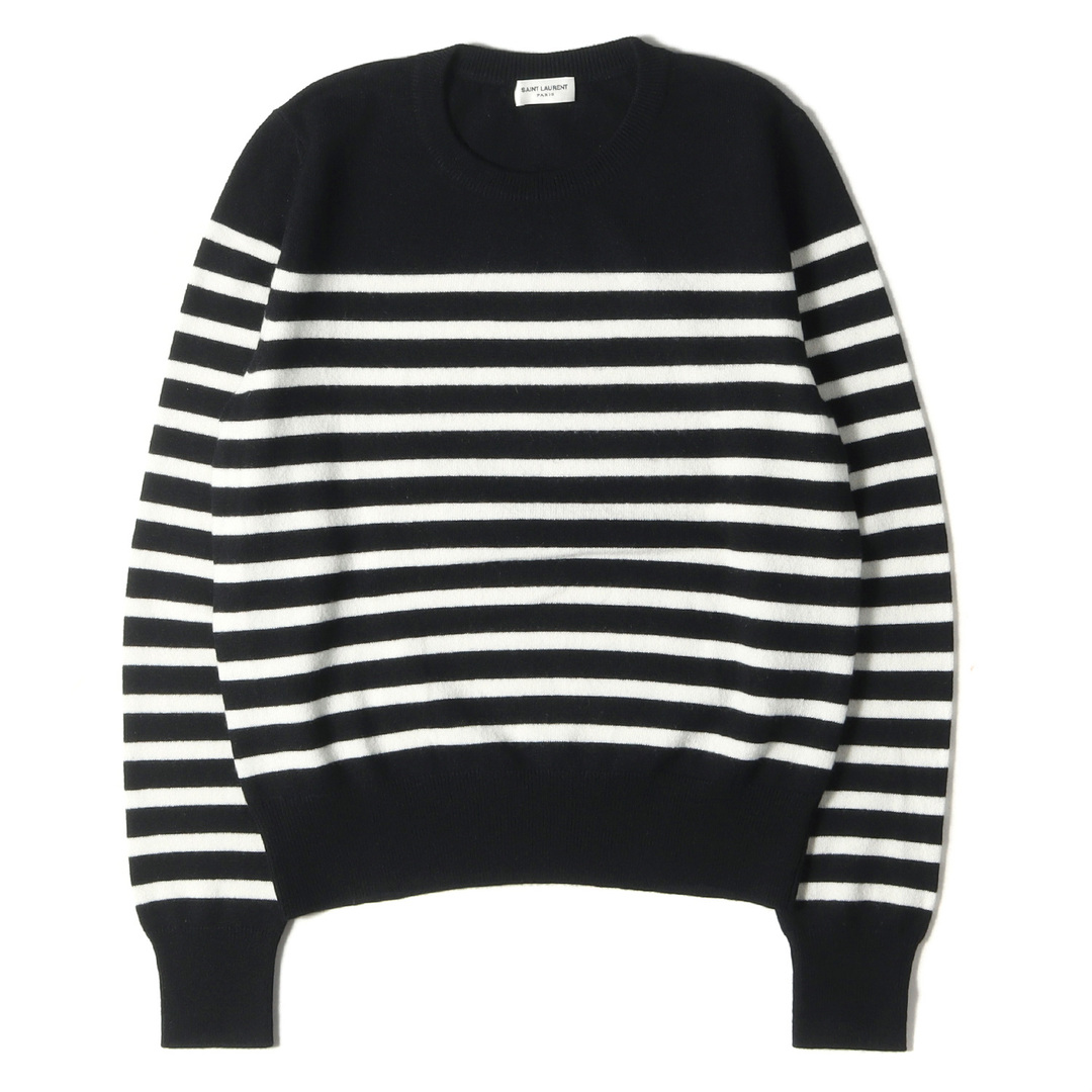 SAINT LAURENT PARIS サンローラン パリ ニット パネル ボーダー
