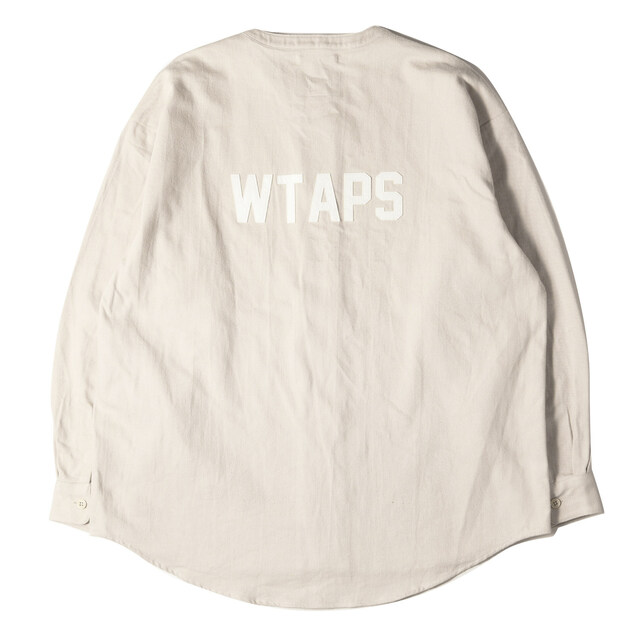 WTAPS 21AW LEAGUE LS ベージュ L フランネル シャツ www ...