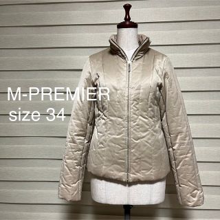 エムプルミエ(M-premier)のM-PREMIER エム プルミエ スタンドカラー ショートコート(ダウンジャケット)