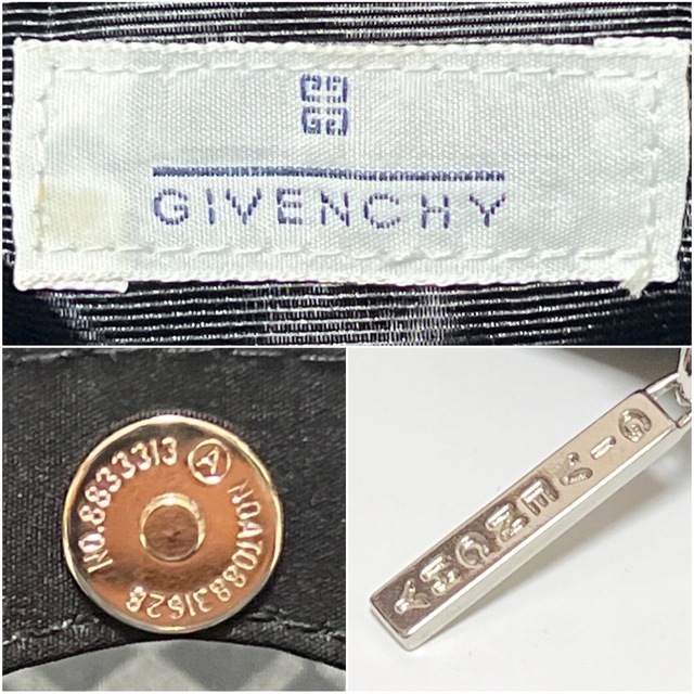 GIVENCHY(ジバンシィ)のGIVENCHYジバンシィ✨ポーチ バニティ ブラック ラインストーン 鏡付 レディースのファッション小物(ポーチ)の商品写真