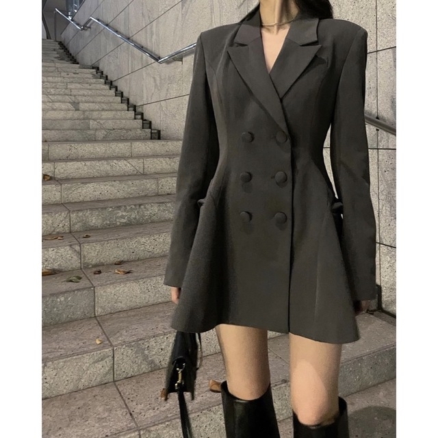 MELT THE LADY thick belt jacket onepiece