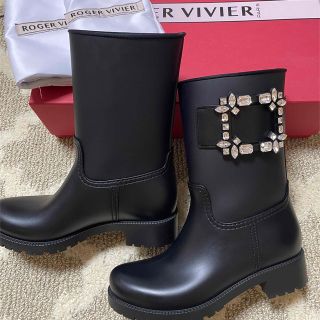 ロジェヴィヴィエ(ROGER VIVIER)のロジェヴィヴィエ ブーツ レインブーツ 36(ブーツ)