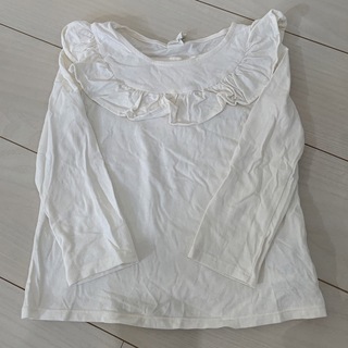 エイチアンドエム(H&M)のＨ＆Ｍフリルトップス100cm(Tシャツ/カットソー)