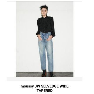 moussy マウジー JW SELVEDGE WIDE TAPERED ブルー