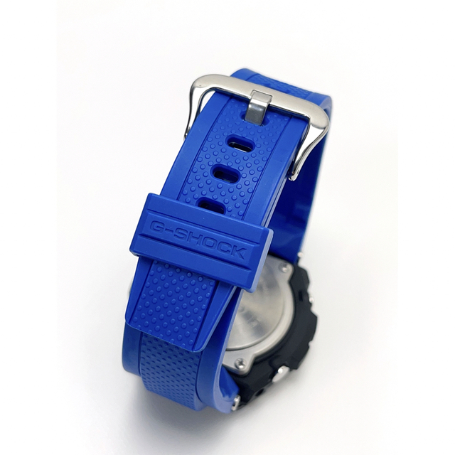 S182 カシオ ジーショック G-STEEL 電波ソーラー ブルー 腕時計
