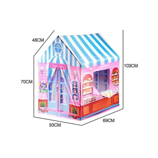 送料無料★テント 子供用 お菓子屋さん お店屋さんごっこ 本格的 ケーキAiO 6