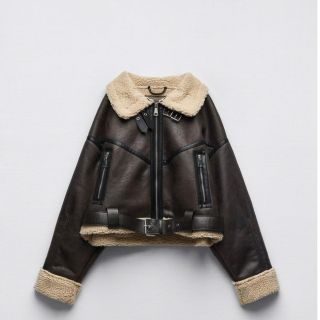 ZARA - 【1/27までの出品】ZARA クロップドダブルフェイスジャケットの