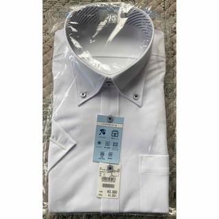 アオキ(AOKI)のうまちゃんさん専用）LES MUES Yシャツ半袖　 サイズL  新品、未使用(シャツ)