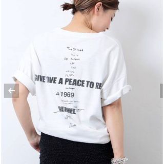 ドゥーズィエムクラス(DEUXIEME CLASSE)のDeuxieme Classe LOVE A PEACE バックプリントTシャツ(Tシャツ(半袖/袖なし))