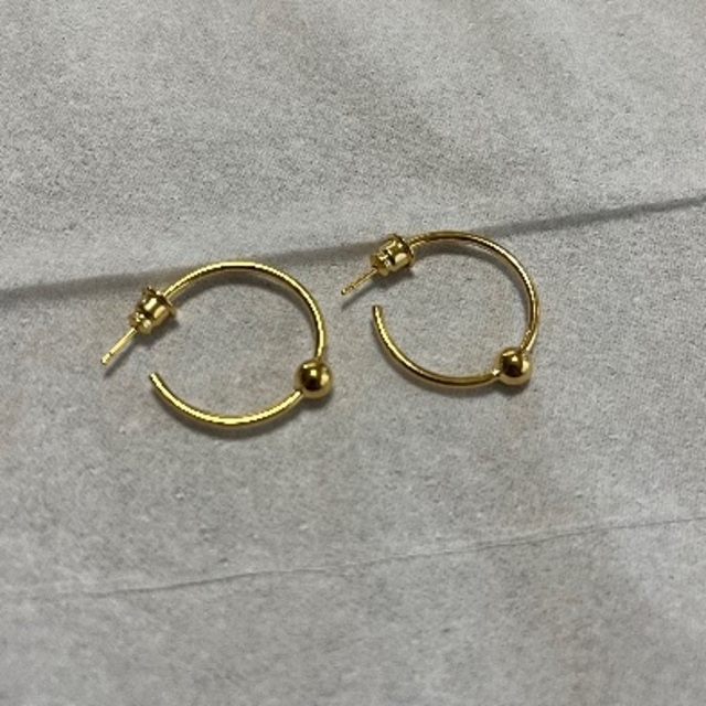 LORO/フープピアス LOB pierce S gold