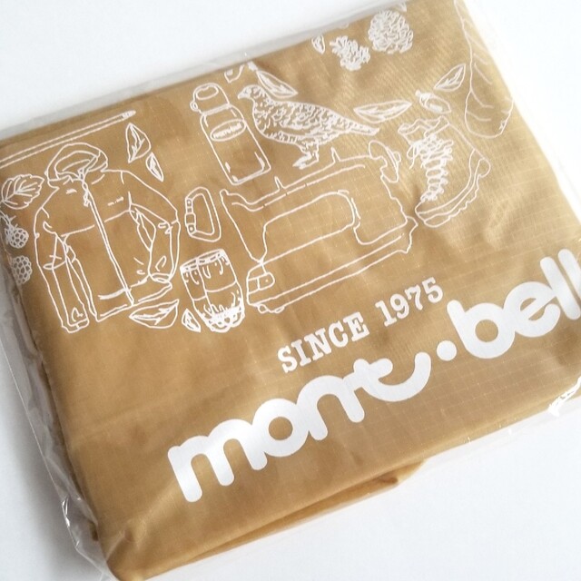 mont bell(モンベル)の新品　エコバッグ　モンベル　40周年　mont-bell　ショッピングバッグc レディースのバッグ(エコバッグ)の商品写真