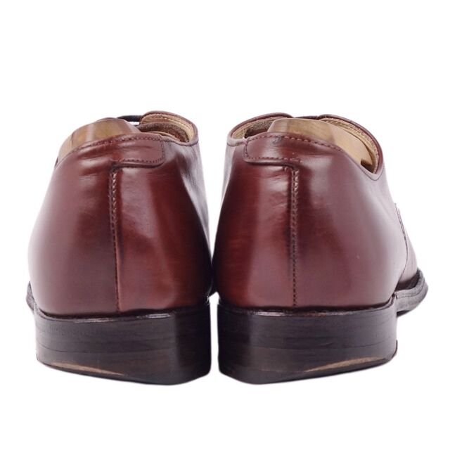 オールデン Alden BEAMS別注 レザーシューズ ダービーシューズ Uチップ カーフレザー 外羽根 革靴 メンズ 5.5(23.5cm相当) ブラウン