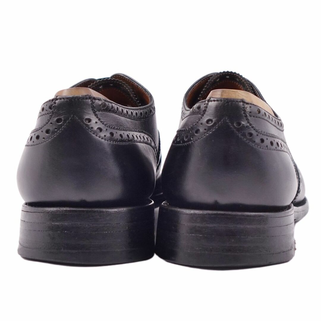 美品 ジェイエムウエストン J.M. WESTON レザーシューズ オックスフォードシューズ 376 フルブローグ 内羽根 革靴 メンズ 8.5E(27.5cm相当) ブラック 4