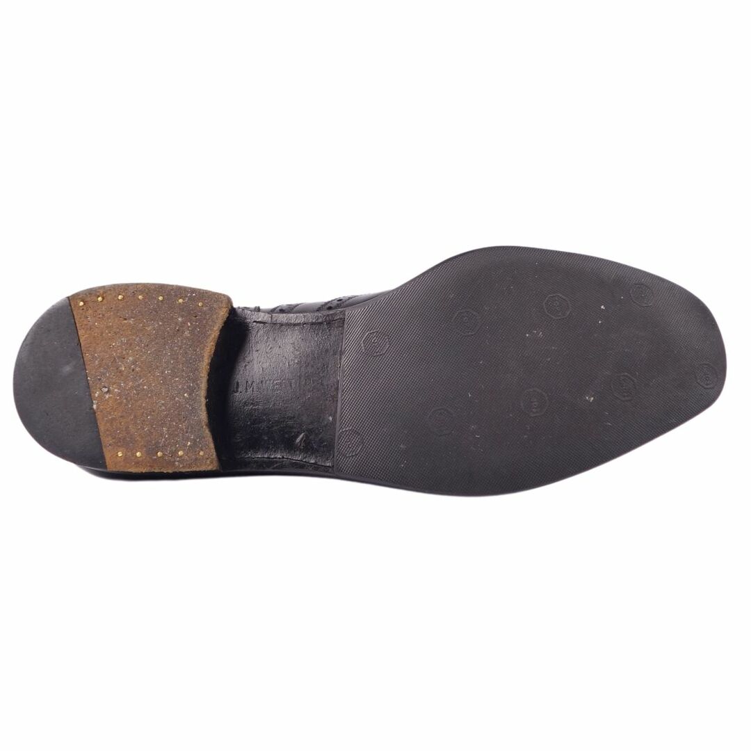 美品 ジェイエムウエストン J.M. WESTON レザーシューズ オックスフォードシューズ 376 フルブローグ 内羽根 革靴 メンズ 8.5E(27.5cm相当) ブラック 7