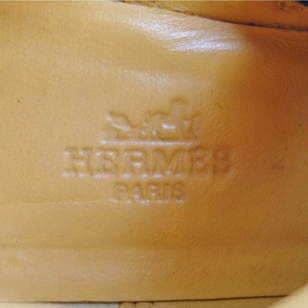 Hermes(エルメス)の美品 エルメス HERMES ブーツ ロングブーツ ヒール サイドジップ スウェードレザー シューズ レディース 34.5(21.5cm相当) ブラック レディースの靴/シューズ(ブーツ)の商品写真