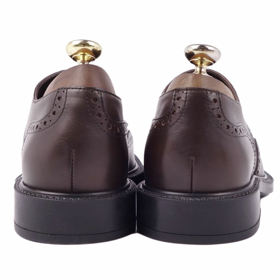 TOD'S(トッズ)の未使用 トッズ TOD'S レザーシューズ ダービーシューズ フルブローグ カーフレザー 外羽根 革靴 メンズ 5.5A(25.5cm相当) ダークブラウン メンズの靴/シューズ(ドレス/ビジネス)の商品写真