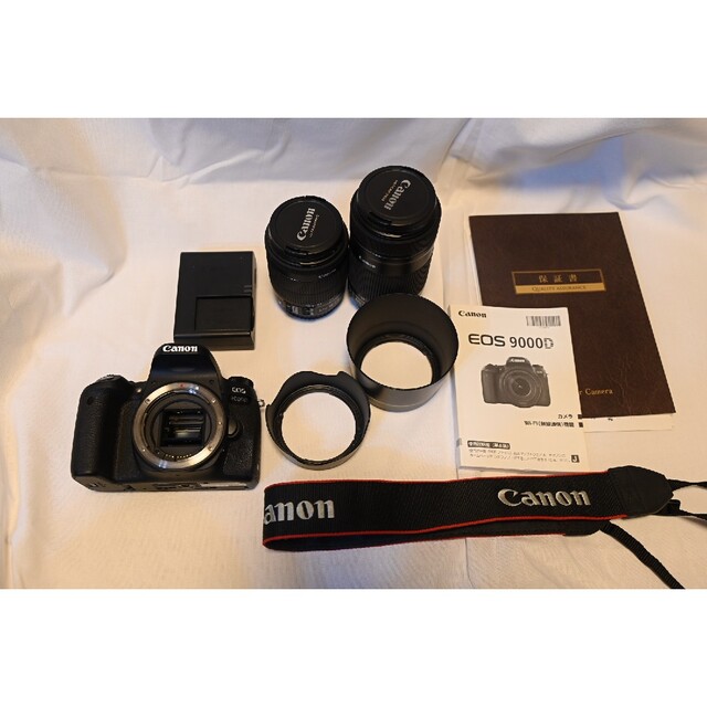 すぐ使える!】Canon EOS 9000D Wズームキット-