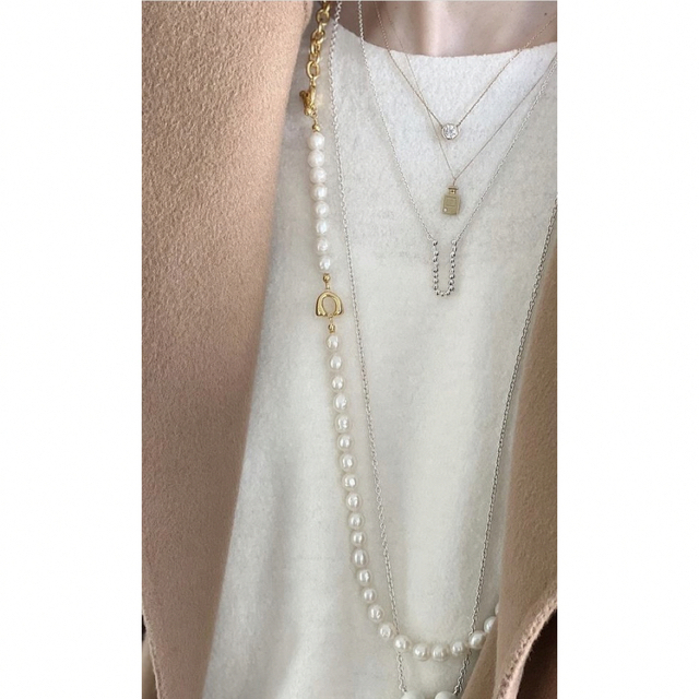 チエコプラス CHIEKO + pearl necklace 02bonheur - ネックレス