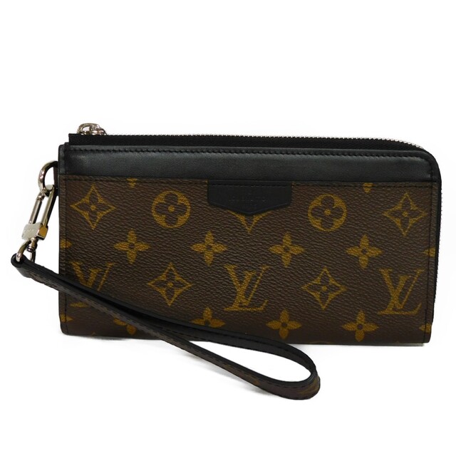 LOUIS VUITTON(ルイヴィトン)のルイ・ヴィトン ジッピー・ドラゴンヌ L字ファスナー モノグラム マカサー ノワール 長財布 M69407 メンズのファッション小物(長財布)の商品写真