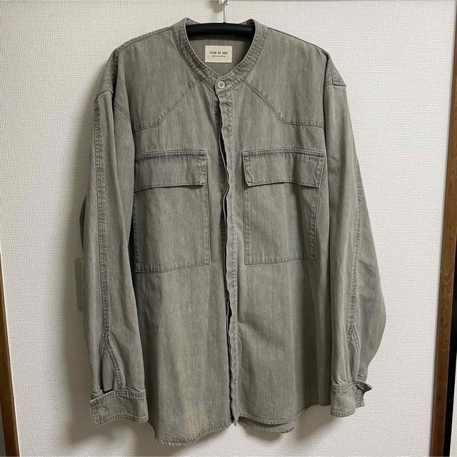 fear of god Vintage Denim Shirt GOD GREY