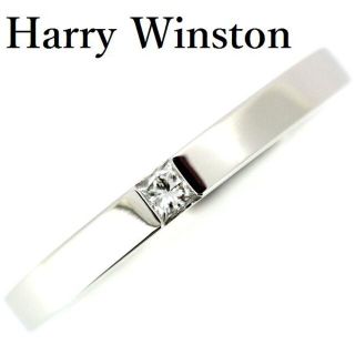 ハリーウィンストン(HARRY WINSTON)のハリーウィンストン プリンセス ダイヤモンド リング Pt950 19.5号(リング(指輪))