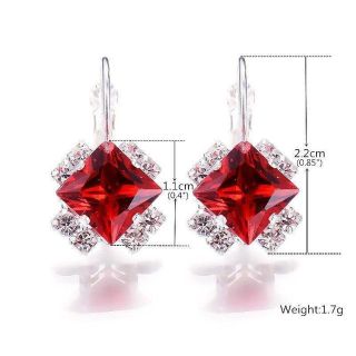 キラキラshop 花 可愛い ルビー ダイヤピアス www.esnmurcia.org
