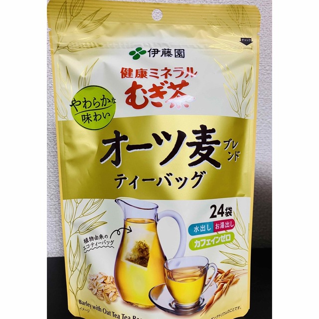 伊藤園(イトウエン)の【6,048円相当】14袋(336個)オーツ麦ブレンド カフェインゼロ麦茶 食品/飲料/酒の飲料(茶)の商品写真