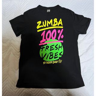 ズンバ(Zumba)のZUMBA ズンバ　半袖Tシャツ　ブラック　XL(Tシャツ/カットソー(半袖/袖なし))