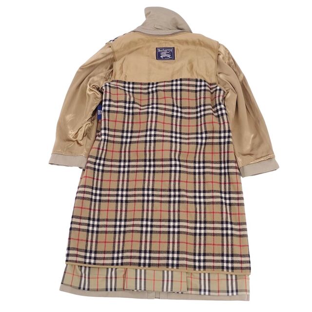 BURBERRY(バーバリー)の極美品 Vintage バーバリー Burberrys コート トレンチコート メンズ ライナー コットン アウター 古着 40(L) ベージュ メンズのジャケット/アウター(トレンチコート)の商品写真