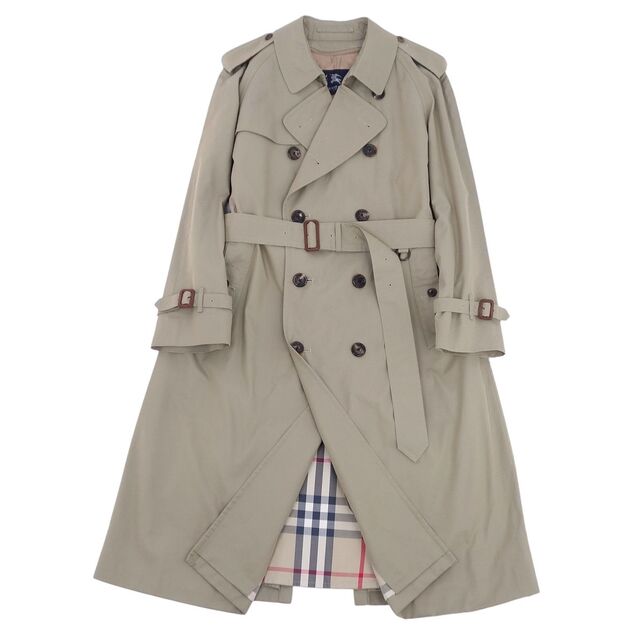 BURBERRY(バーバリー)の美品 バーバリー ロンドン BURBERRY LONDON コート トレンチコート メンズ ライナー コットン アウター 古着 96-180-7(LL相当) ベージュカーキ メンズのジャケット/アウター(トレンチコート)の商品写真