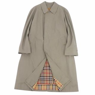 バーバリー(BURBERRY)の美品 Vintage バーバリー Burberrys コート ステンカラーコート バルマカーンコート メンズ ライナー コットン アウター 古着 96-180(LL相当) ベージュカーキ(ステンカラーコート)