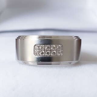 ティファニー(Tiffany & Co.)のティファニー 10p ダイヤモンド センチュリー リング K18WG 9.9g(リング(指輪))