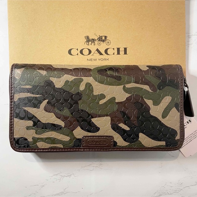 COACH  迷彩柄 カモフラ柄 長財布 （男女兼用）