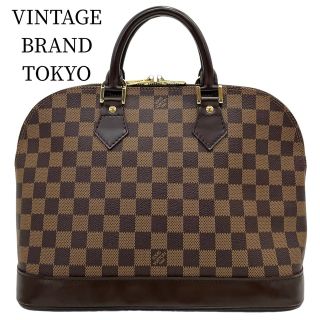 ルイヴィトン(LOUIS VUITTON)のLOUIS VUITTON ルイヴィトン ハンドバッグ ダミエ アルマPM Alma PM ブラウン 茶 鞄 かばん N51131    ゴールド金具 レディース【中古品】(ハンドバッグ)