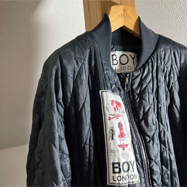 美しい London Boy MA-1 ボンバージャケット LONDON BOY 【博物館級⭐︎当時物】80s ブルゾン 