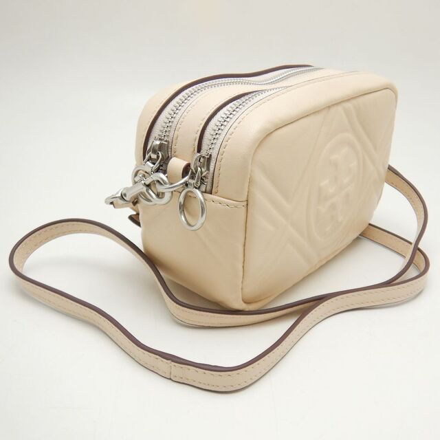 トリーバーチ Tory Burch 斜め掛けショルダーバッグ レザー ベージュ / 250046【中古】