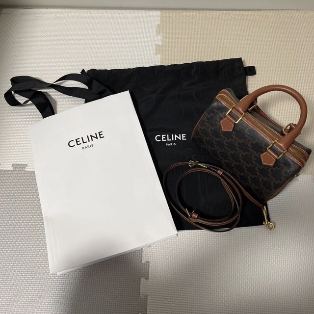 セリーヌ CELINE トリオンフキャンバス　スモールボストン　 レディースのバッグ(ショルダーバッグ)の商品写真