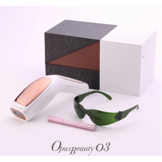 家庭用脱毛器 OPUS BEAUTY 03 ホワイト